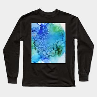 Abstract Bottom of the Ocean Long Sleeve T-Shirt